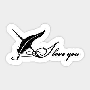 I love you Sticker